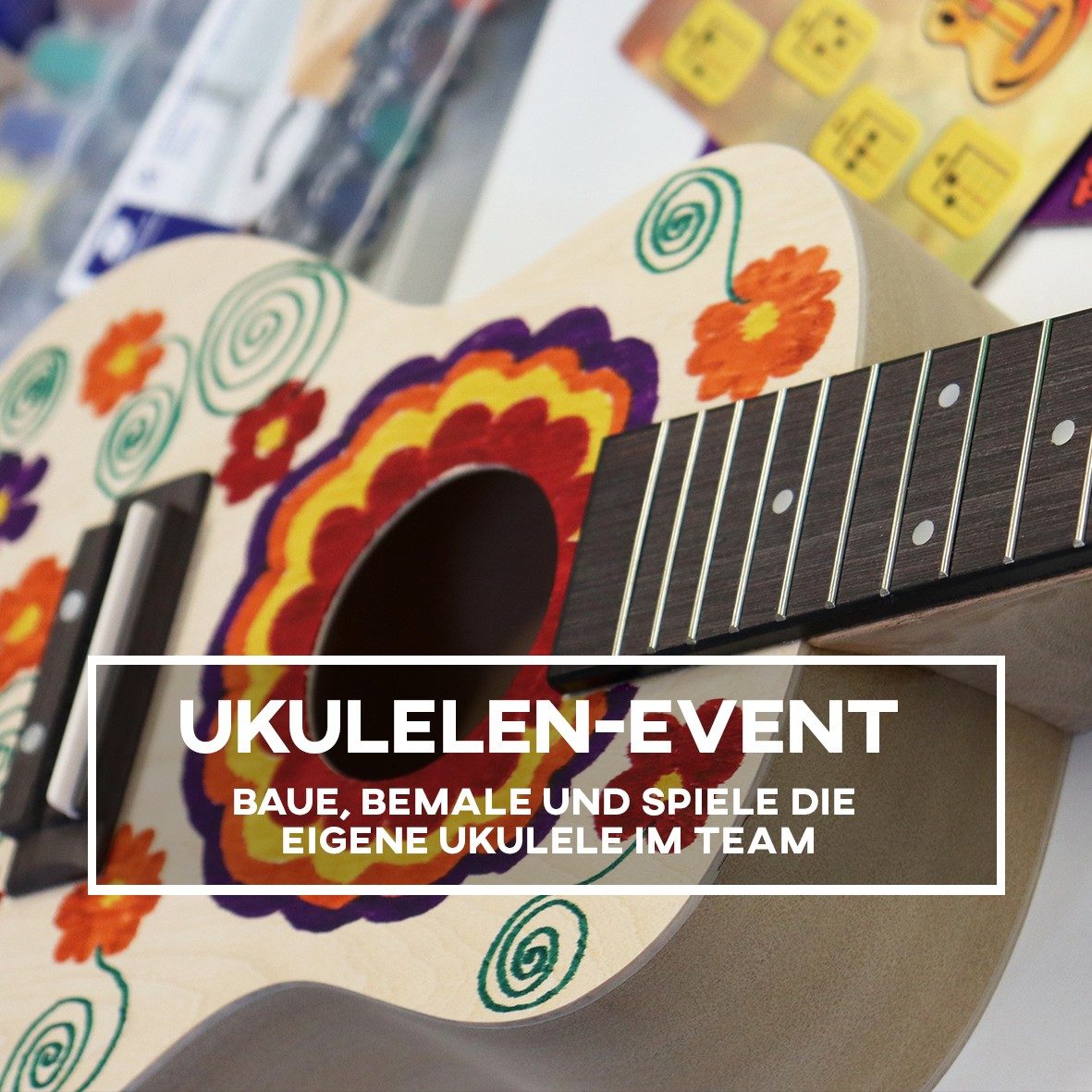 Ukulelen-Event mit dem Bau einer Ukulele und Workshop